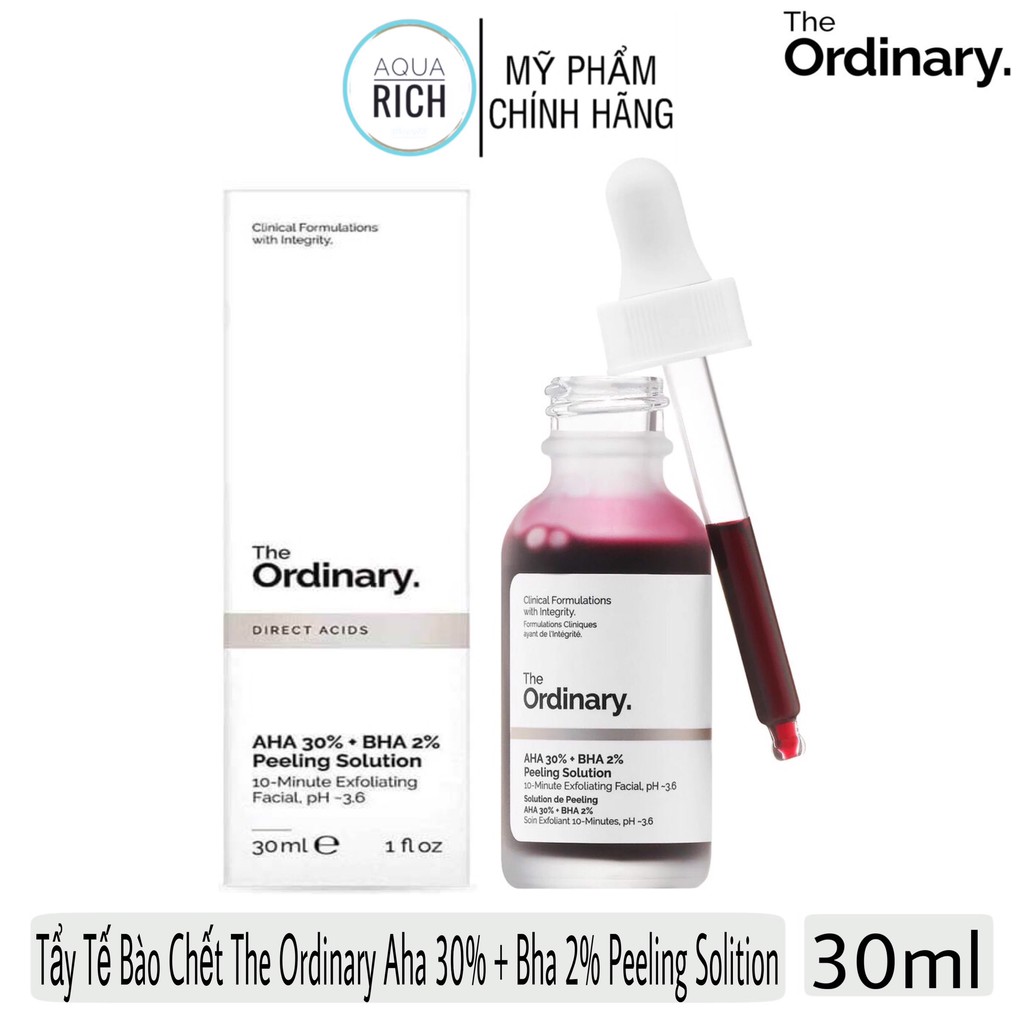 Serum Tẩy Da Chết The Ordinary AHA 30% BHA 2% Peeling Solution