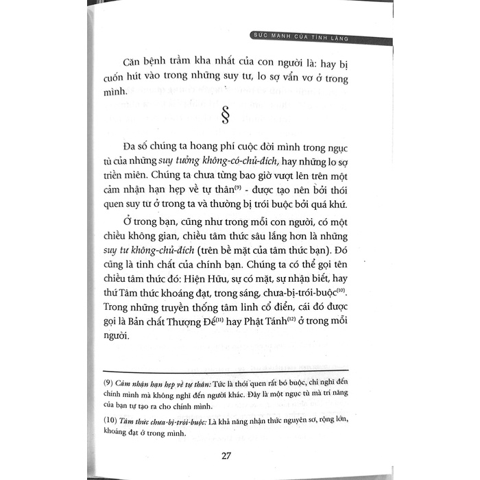 Sách - Sức mạnh của Tĩnh Lặng - Tác giả Eckhart Tolle