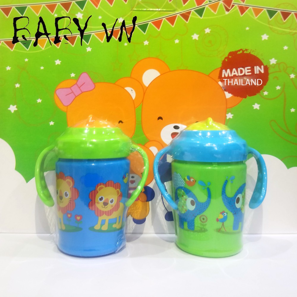 Bình nước 2 quai 250ML - HC913 - RABBIT - HACO BABY - BABY VN