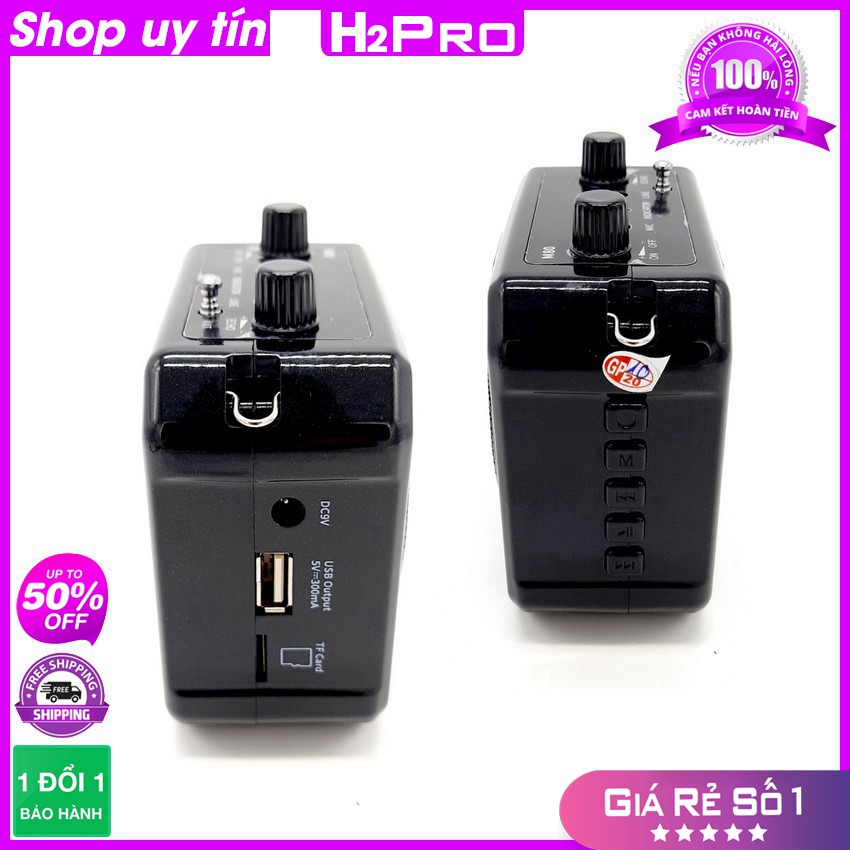 Máy Trợ Giảng Không Dây, Loa Trợ Giảng Zansong M80 MAX Series 15W, Bluetooth, Đài Fm, Usb, Thẻ Nhớ, Pin Sạc-H2Pro Audio