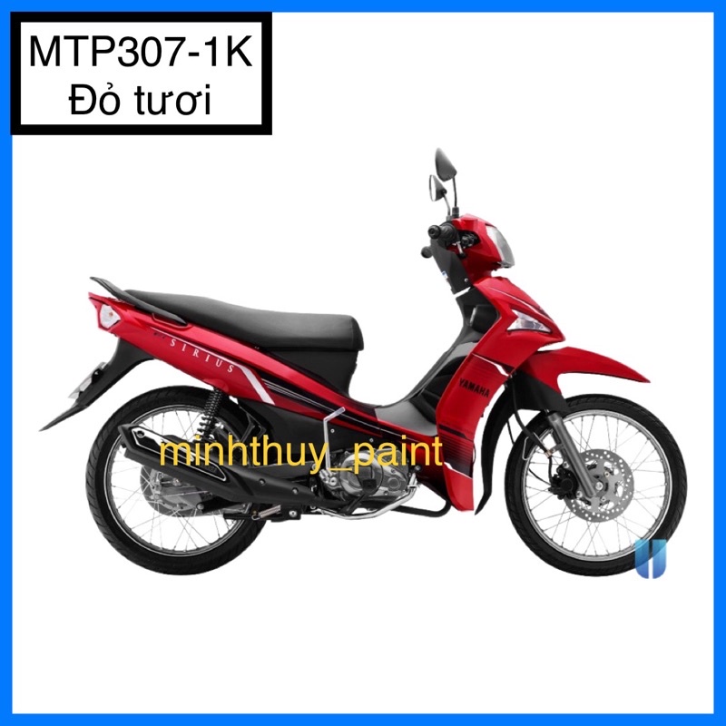 Sơn xe máy Yamaha Sirius màu Đỏ tươi MTP307-1K Ultra Motorcycle Colors