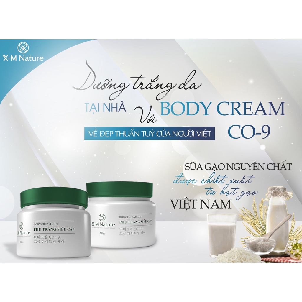 Kem  Sữa Gạo Dưỡng Trắng Da Chinh Phục Mọi Làn Da Body Cream Co 9 | BigBuy360 - bigbuy360.vn