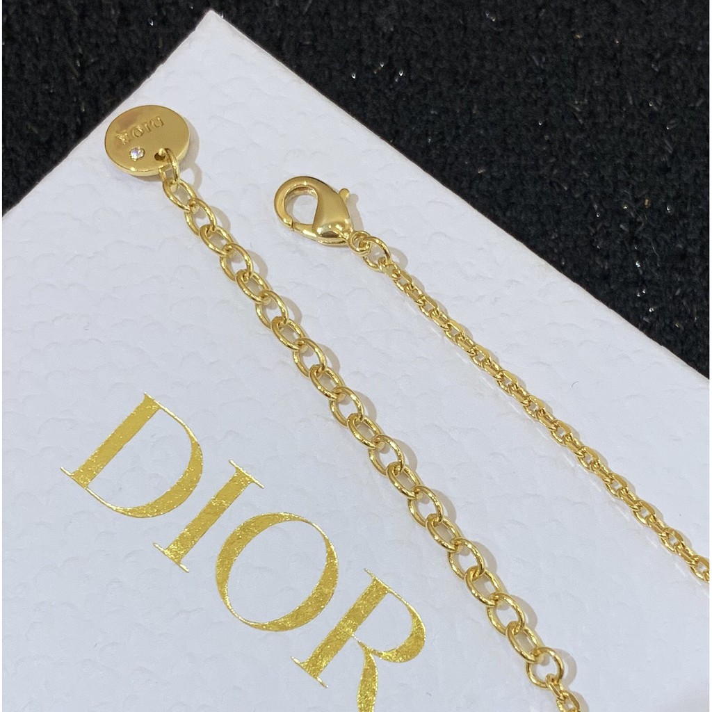 Vòng cổ Dior Thiết Kế Đơn Giản Phong Cách Retro Cho Nữ