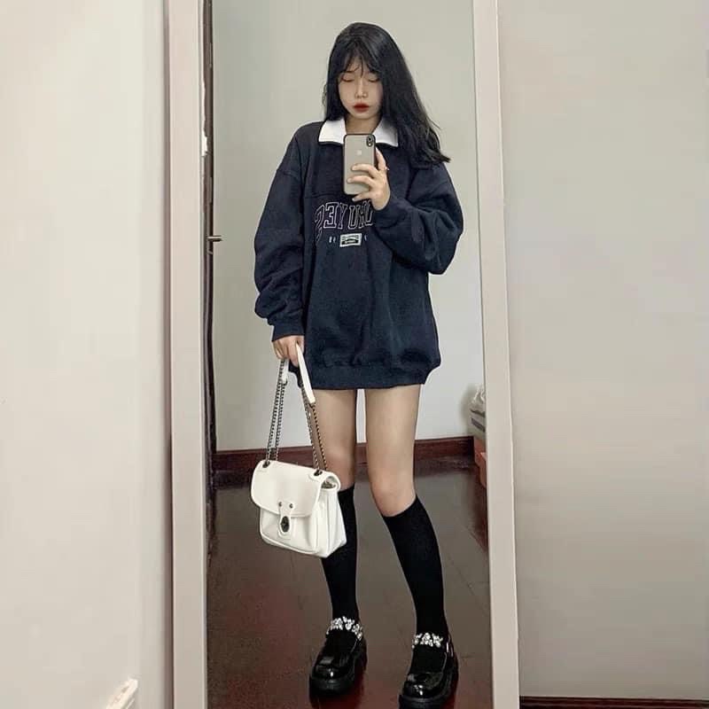 ÁO POLO THÊU DÀI TAY - ÁO POLO NỈ DÀI TAY THU ĐÔNG💓 | BigBuy360 - bigbuy360.vn