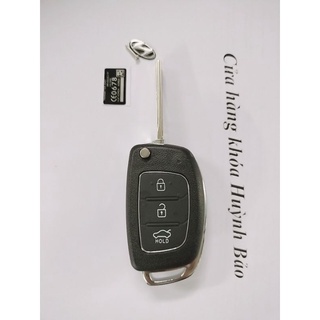 Vỏ Remote Gập Accent,I10,I20,Solati 3 nút