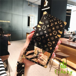 Ốp lưng LV xi mạ vàng kim sang chảnh cho điện thoại 6 iPhone XR X XS Max 8 7 6 6s Plus