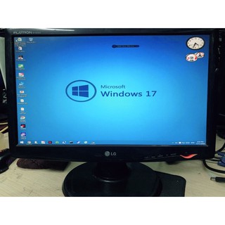 LG 19in computer monitor with office liquidation stamp