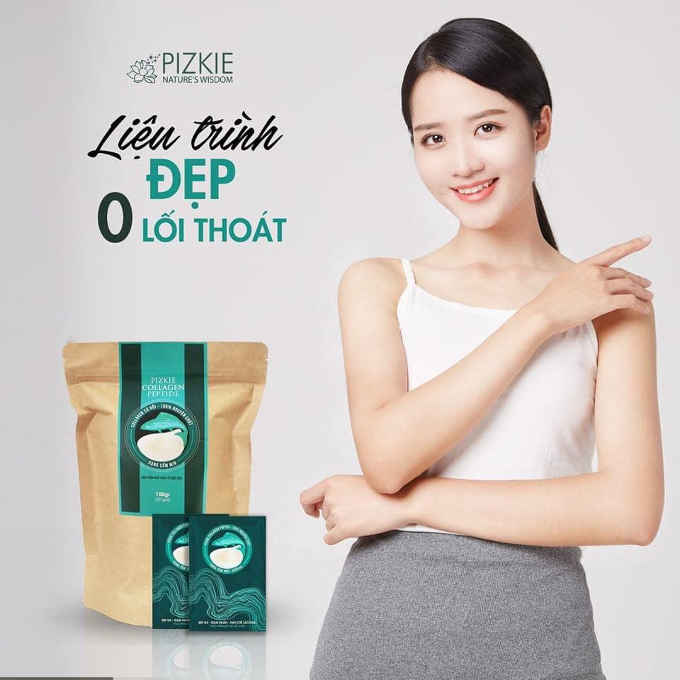 Collagen cá hồi Pizkie - LIỆU TRÌNH LÀM ĐẸP KHÔNG LỐI THOÁT
