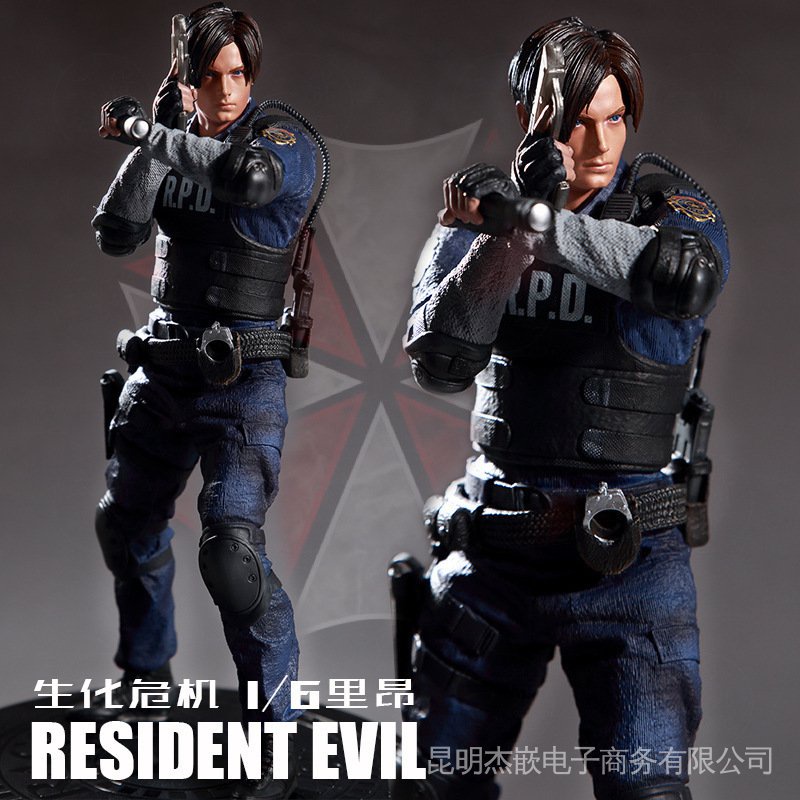 Mô Hình Nhân Vật Game Resident Evil Crisis 2 Leon Tỉ Lệ 1/6