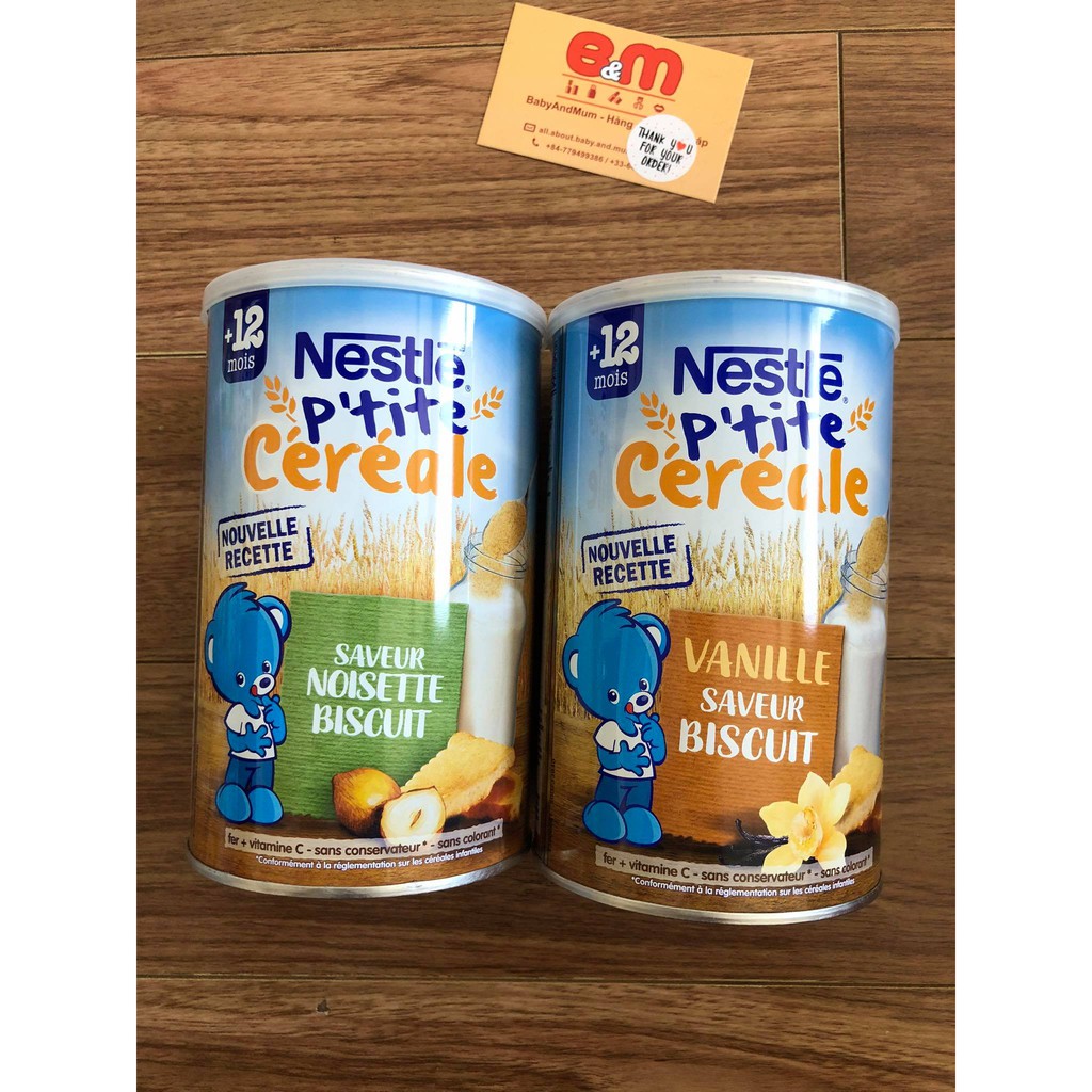 NESTLÉ bột lắc sữa nestle ăn dặm 400G cho bé từ 6 tháng tuổi - Hàng Pháp