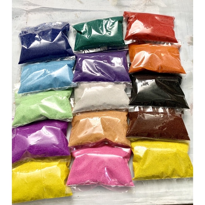Compo 1kg và 1.5kg đủ màu làm tranh cát