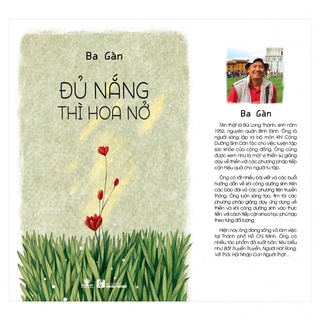 Sách - Đủ Nắng Thì Hoa Nở (Ba Gàn - PNA, Nhà Sách Anh Thành)