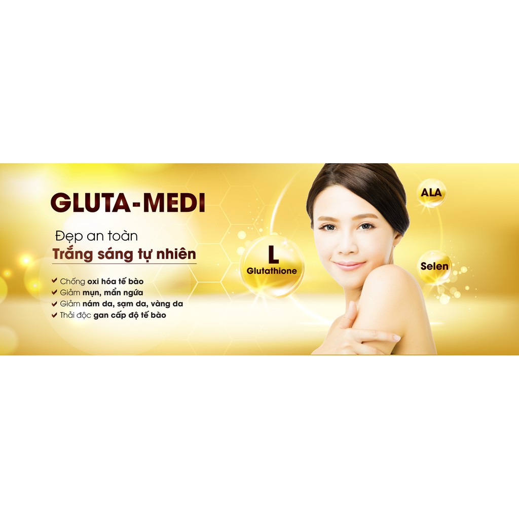 Gluta-Medi - Bí quyết làn da không tuổi