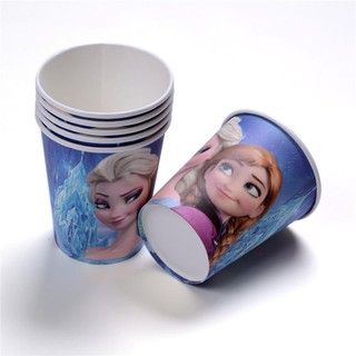 set 5 cốc giấy hoạt hình