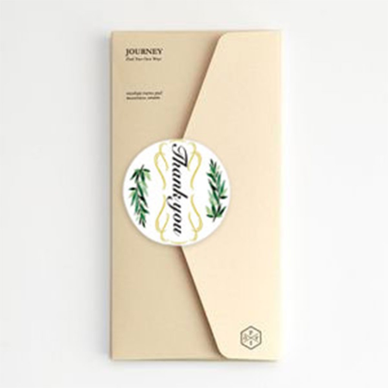 Cuộn 500 Nhãn Dán In Chữ Thank You For Your Purchase Hình Tròn Dùng Trang Trí Gói Quà Tặng