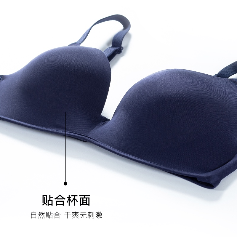 Áo Ngực Không Gọng Không Đường May Thoáng Khí Phong Cách Hàn Quốc Cho Nữ