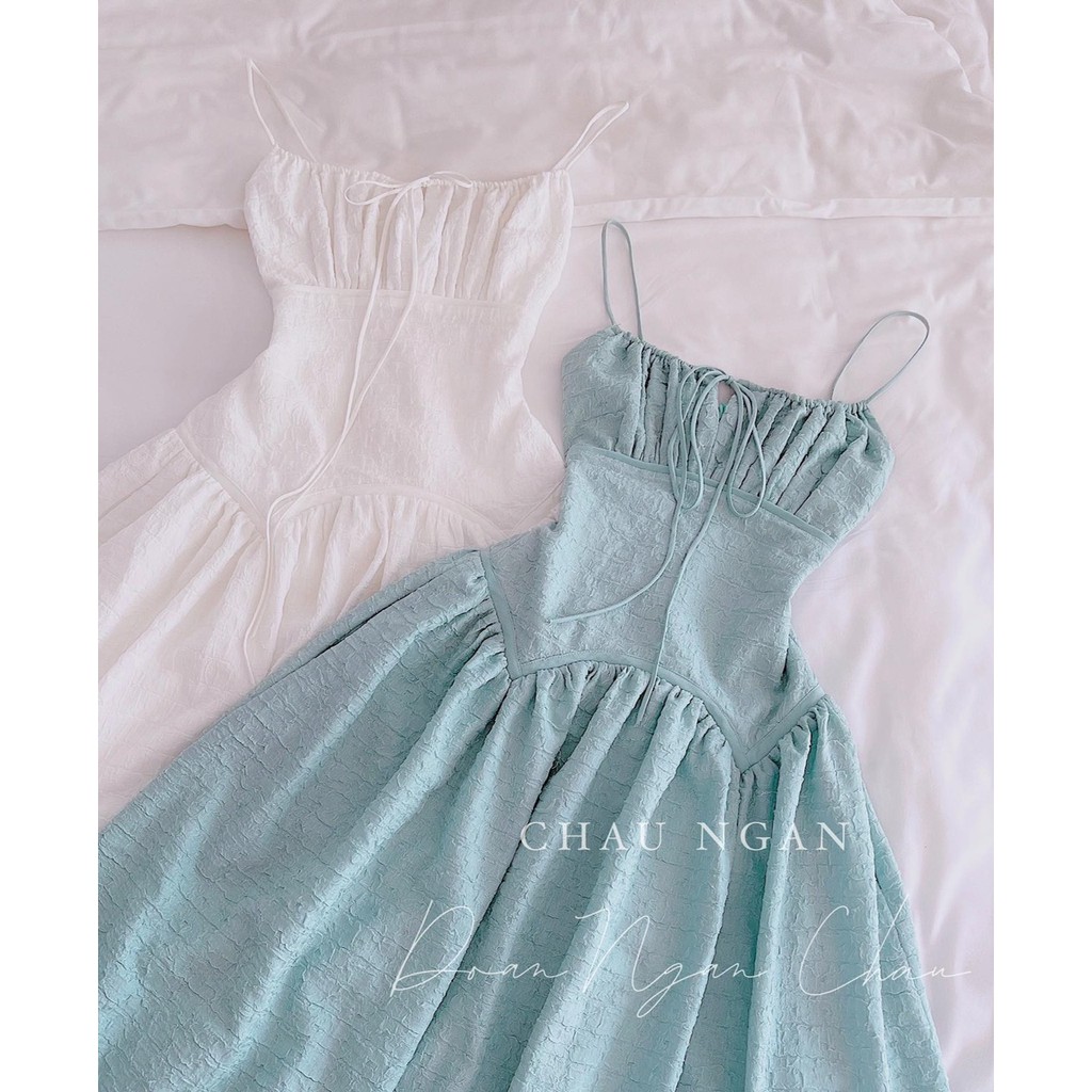 ĐẦM MAXI 2 DÂY SỢI BÚN QUÂY NGỰC THÍCH HỢP ĐI BIỂN DỰ TIỆC | BigBuy360 - bigbuy360.vn