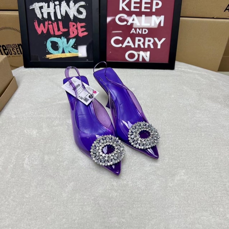 Giày Cao gót đính đá Za