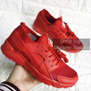 Giày thể thao Huarache full đỏ size 36-39