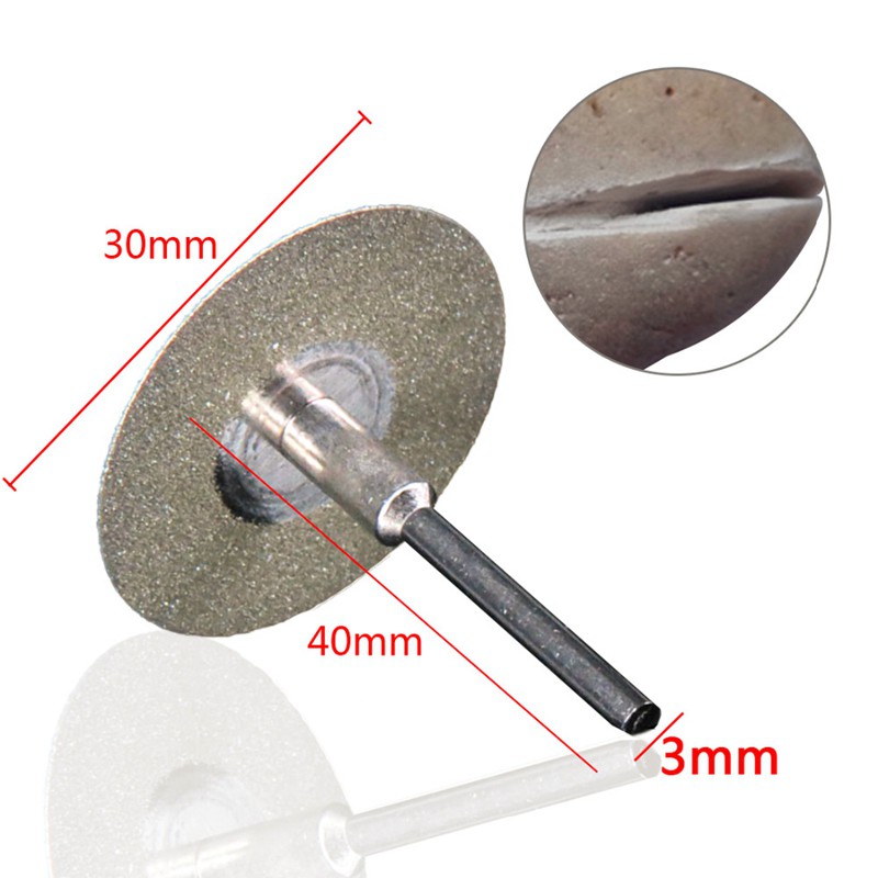 Bộ 10 Đĩa Cắt Kim Cương 30mm Cho Máy Cắt Dremel