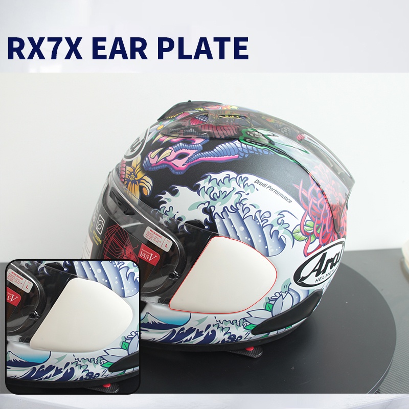 Rx7x mũ bảo hiểm phụ kiện tấm tai ống dẫn khí tấm che tai bên cánh gió cho ARAI RX7X
