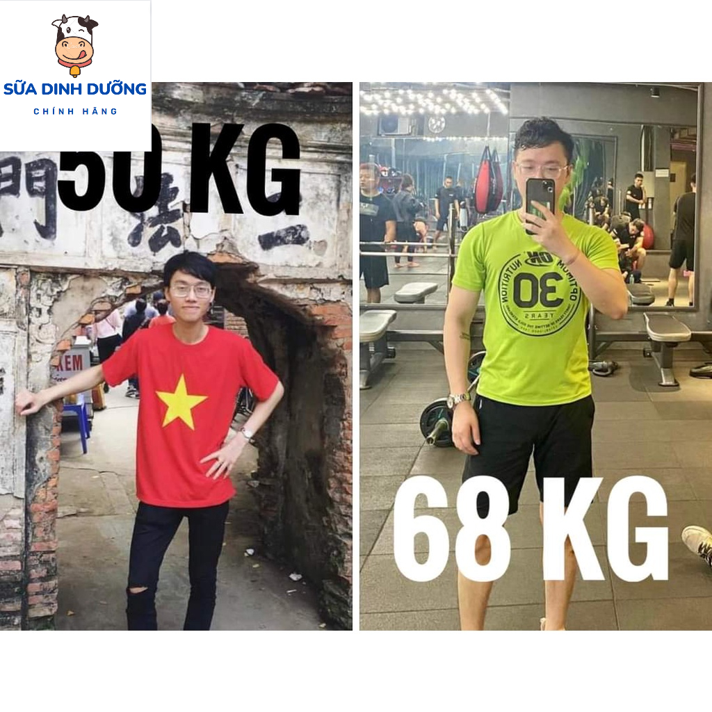 Sữa tăng cân Hi Protein 800g, Sữa tăng cân cho bé, Sữa tăng cân cho người gầy, Sữa non yến sào