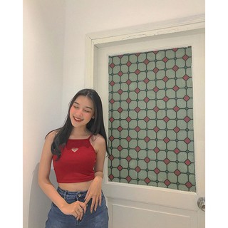 Áo Croptop Cổ Yếm Khoét Tim