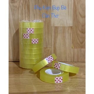 Băng keo trong cuộn nhỏ bảng 1cm