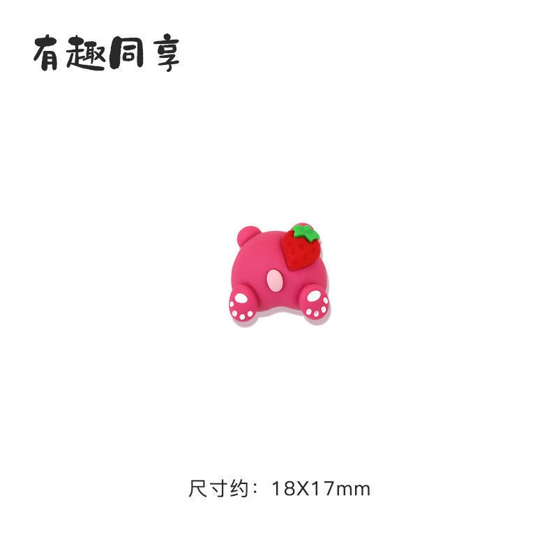 ENVIROSAX  Ghim cài áo hình gấu dâu tây dễ thương dành cho tình nhân