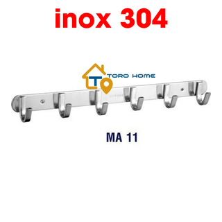 Móc treo quần áo inox 304 MA-11, Móc áo (5,6,7,8) móc Toro Home, Cam kết inox Chuẩn 304