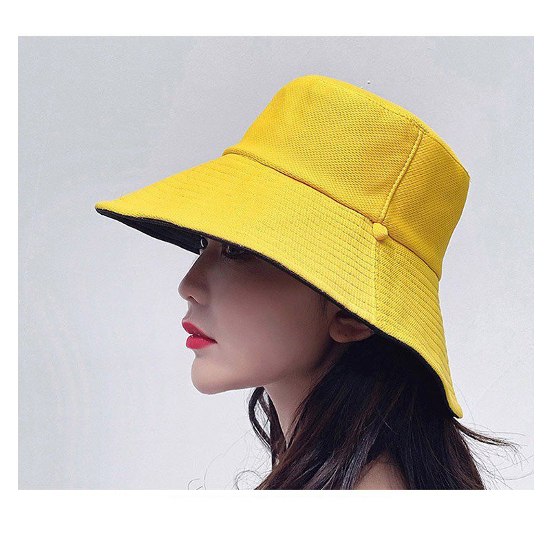 [Mã FAMARAL1 giảm 10K đơn 50K]Nón bucket Comavi tai bèo rộng vành cho nữ local brand MD04