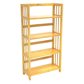 [Freeship HCM] Kệ Sách 4 Tầng Rộng 60cm Gỗ Tự Nhiên 100% - Kệ Đa Năng