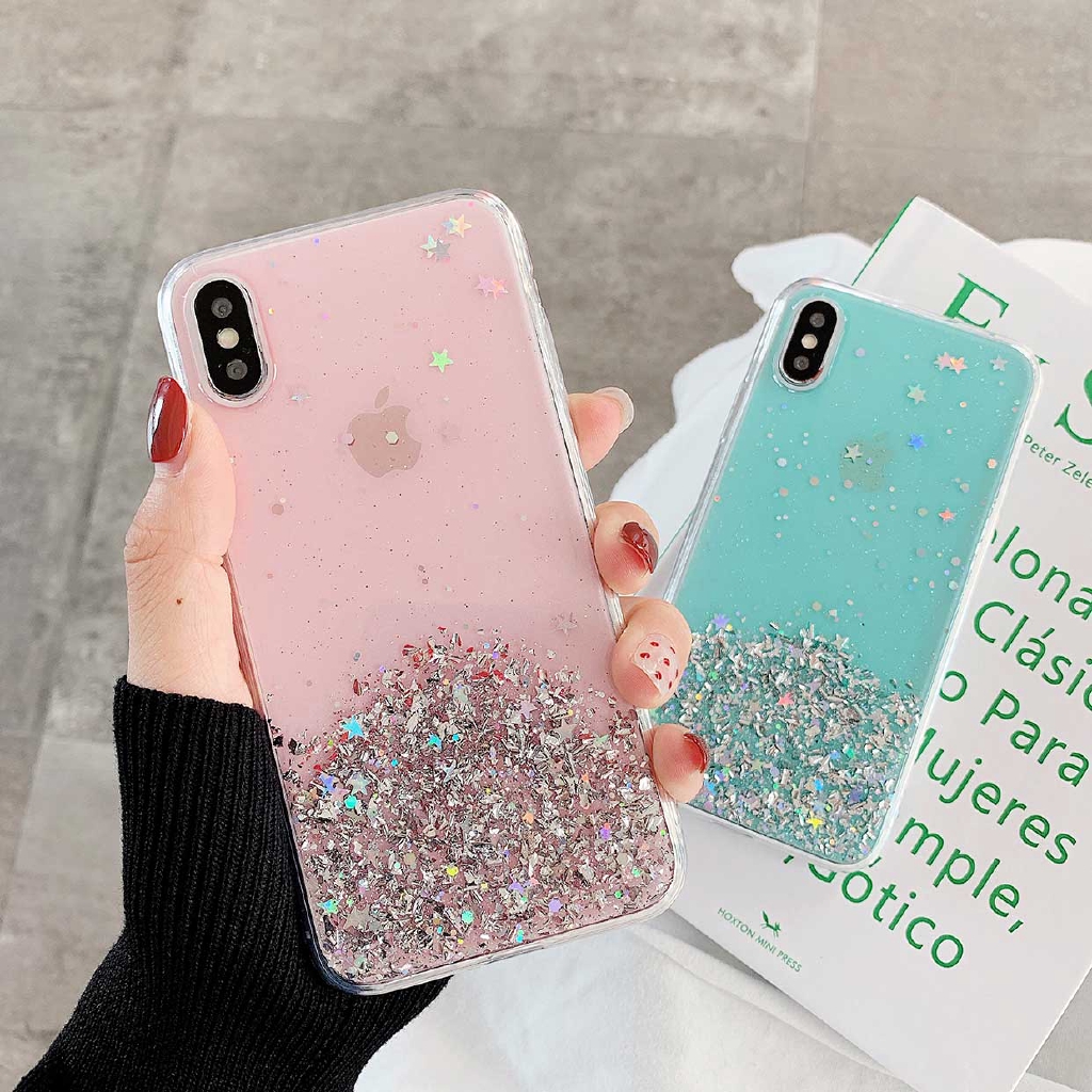 Ốp lưng họa tiết ngôi sao cho OPPO A54 A93 A94 A53 A52 A92 A12 A31 A5 A9 2020 RENO 2 2F A37 A39 A57 A3S A5S A7 A1K A71K A83 NEO 9