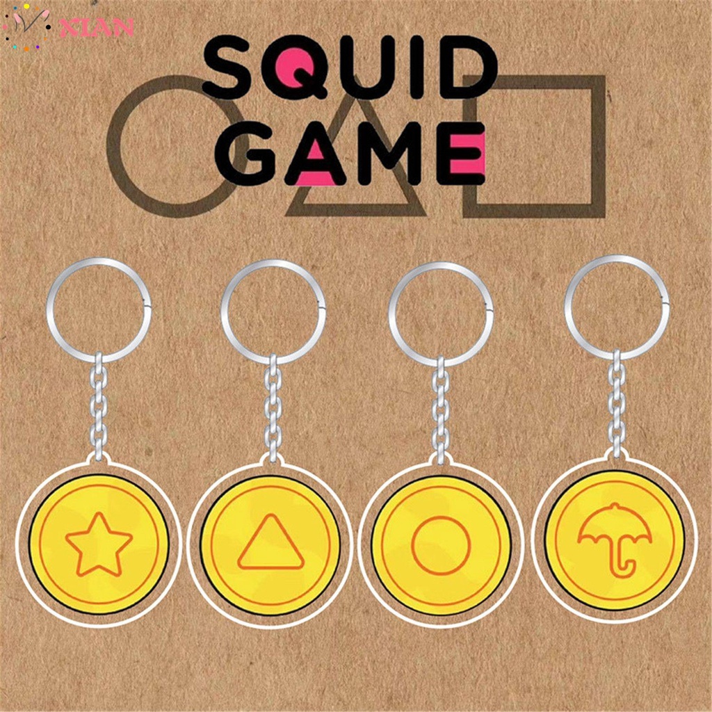 Móc khoá quà tặng / đồ trang trí phim Squid Game