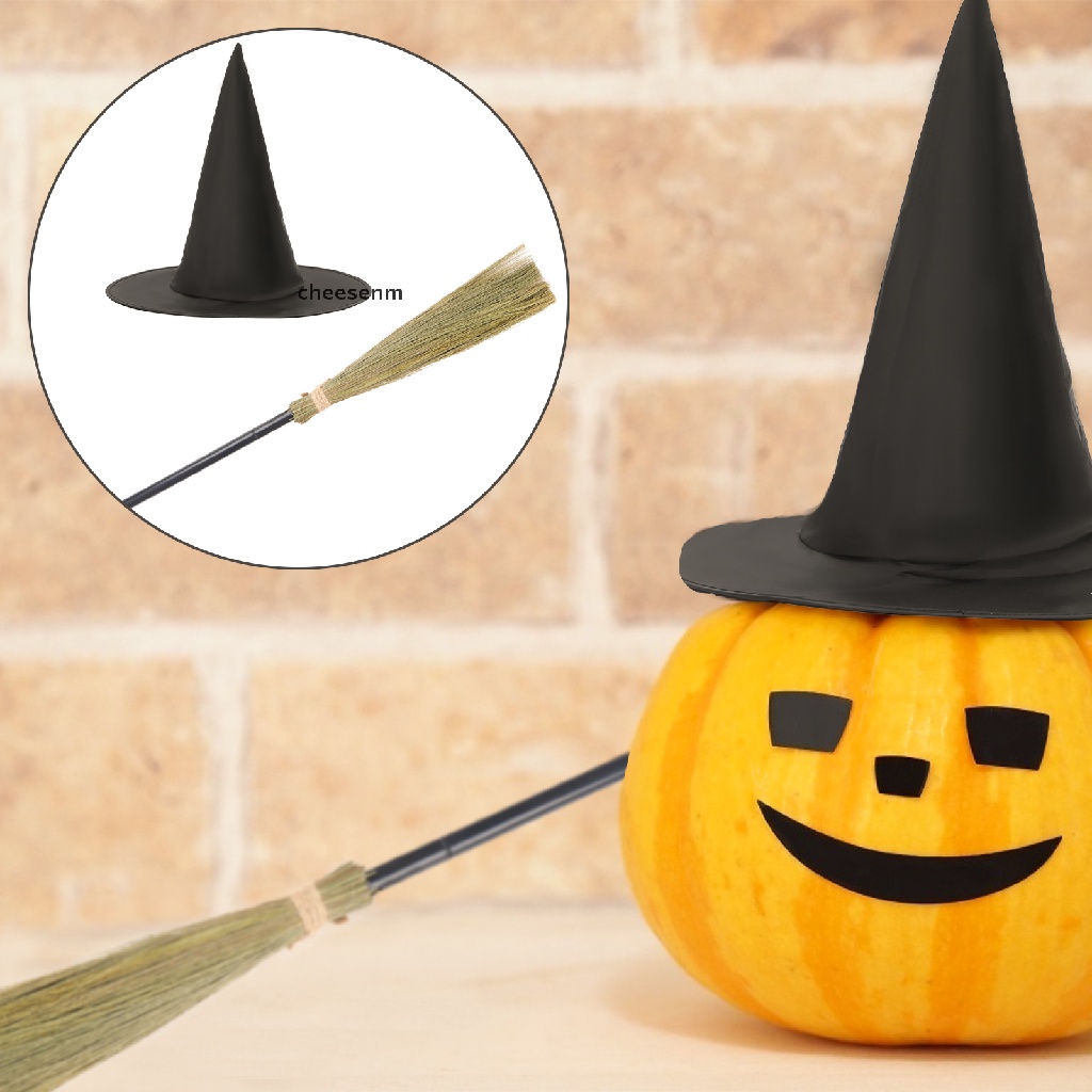 Chổi Phù Thủy Bằng Nhựa Dùng Hóa Trang Halloween