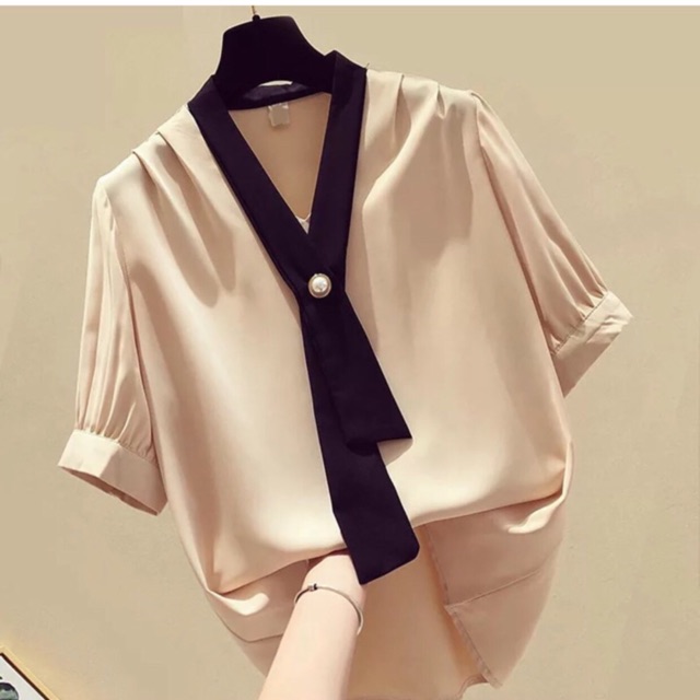 Sơ mi cho các nàng công sở size từ 50-55kg. Chất vải cát hàn, phong cách Hàn trẻ trung, thanh lịch