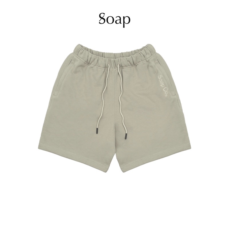 Quần short Soap Studio màu xanh Laurel chất liệu chân của nam nữ unisex