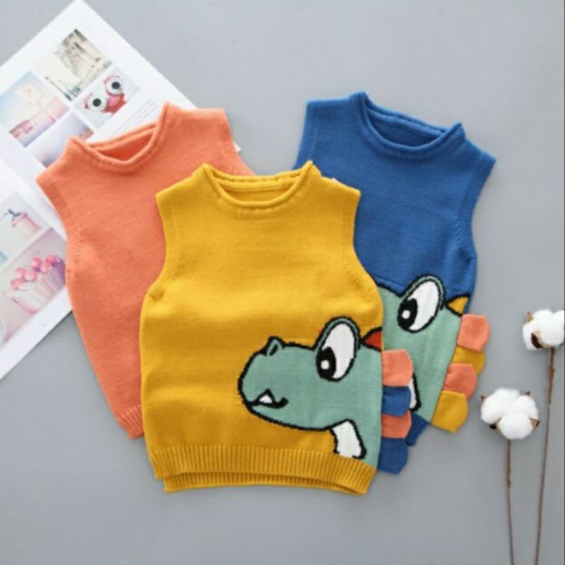 Áo len gile trẻ em từ 6 tháng đến 6 tuổi