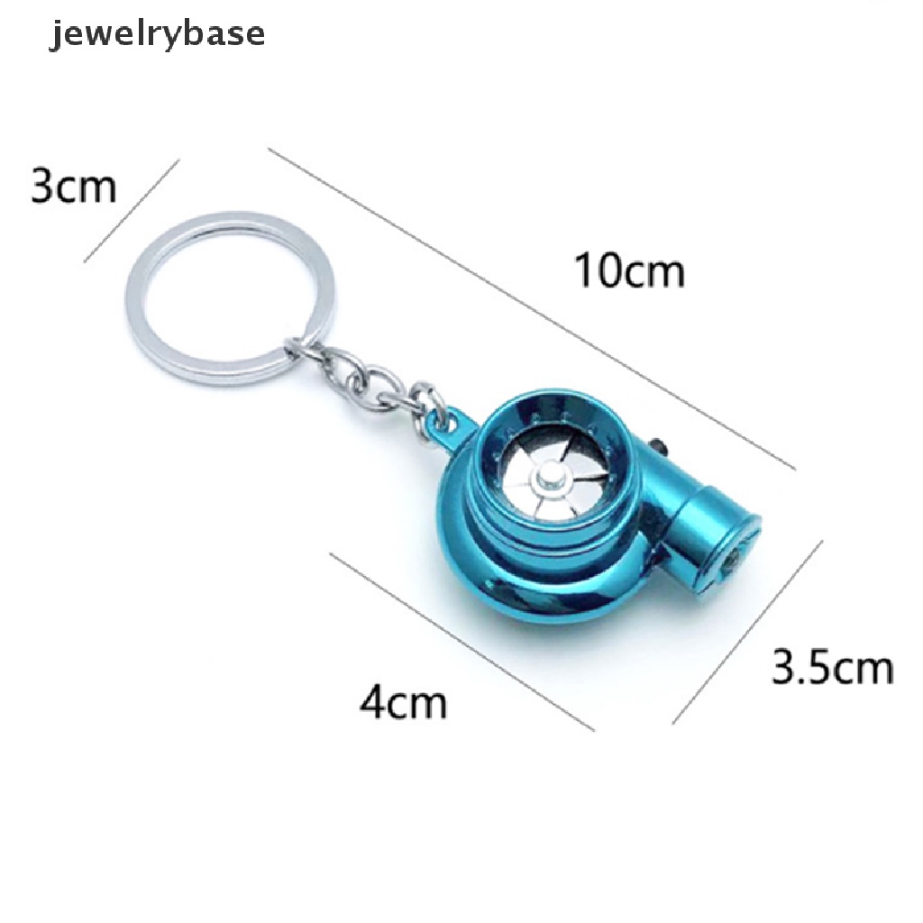 Móc Khóa Sạc TURBO Bằng Kim Loại Mạ Chrome Không Nhựa Máy Nén! Boutique