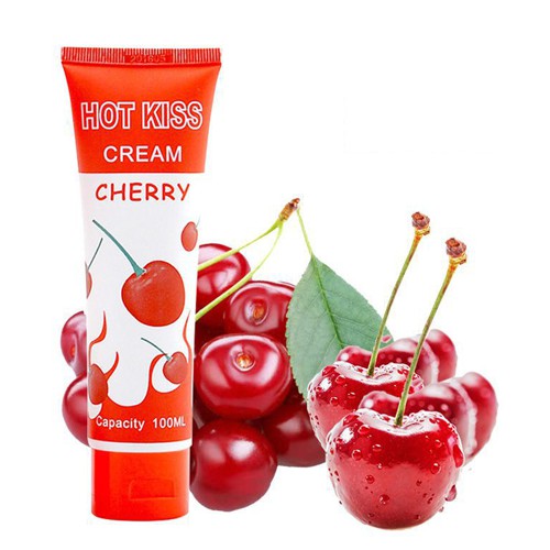 Gel bôi trơn âm đạo Hot Kiss Hương Cherry 100ml cam kết hàng chính hãng