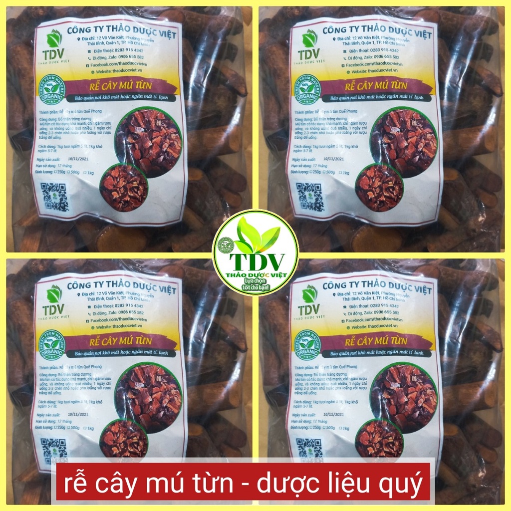 1KG CÂY MÚ TỪN - CÙ BOONG NẬU BỔ THẬN TRÁNG DƯƠNG - HÀNG CÔNG TY THẢO DƯỢC VIỆT