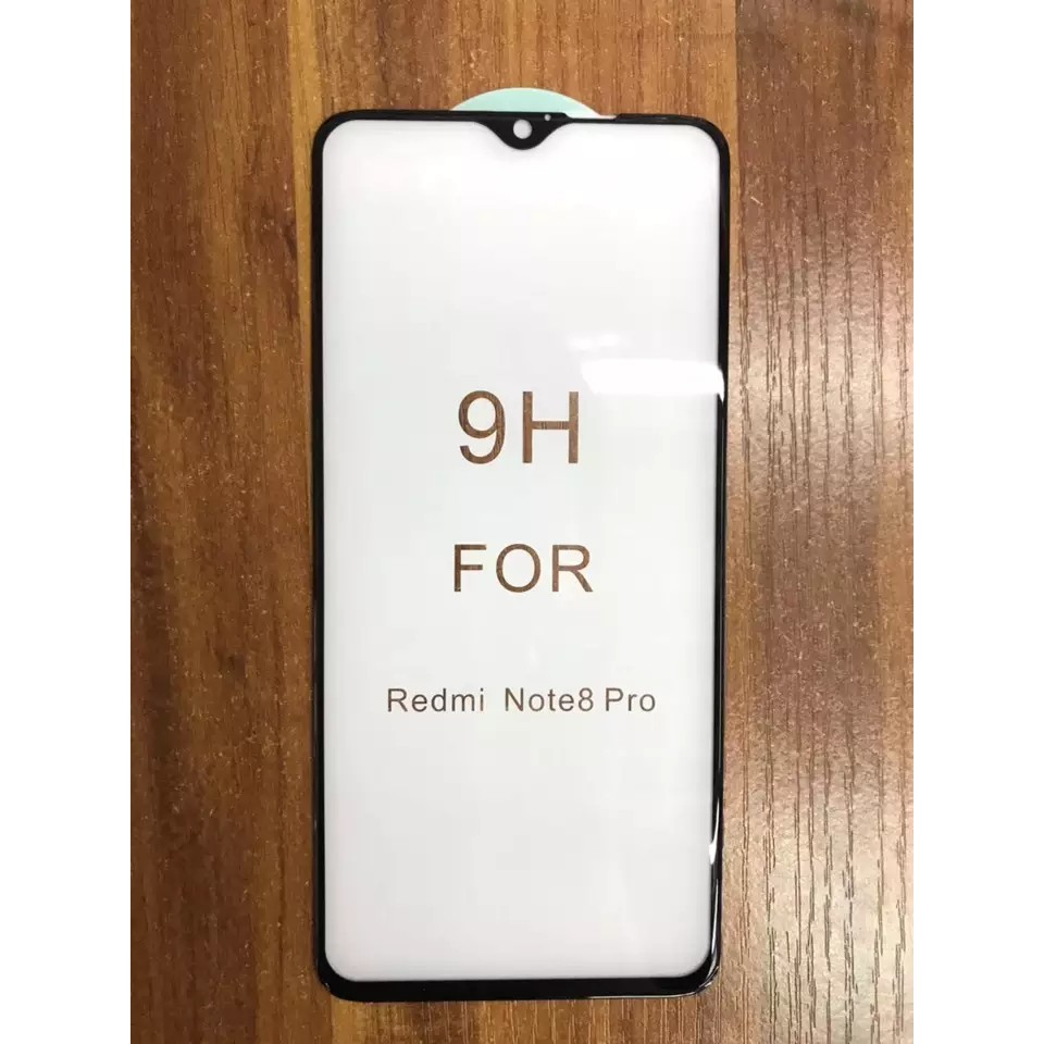 Kính cường lực Xiaomi Redmi Note 8 / Note 8 Pro full màn 5D cao cấp chống bám vân tay và mồ hôi (Không lẹm che màn hình)