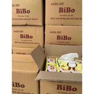 Khăn ướt BiBo không mùi 100 tờ