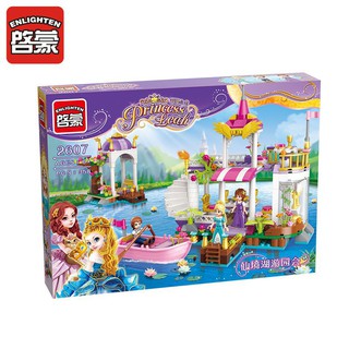 Đồ chơi lắp ghép xếp hình Qman 2607 - Hồ hoàng cung