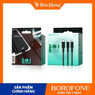CÁP SẠC 3IN1 BOROFONE BX1