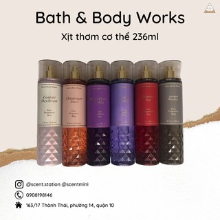 Xịt thơm cơ thể Body mist Bath & Body Works 236ml