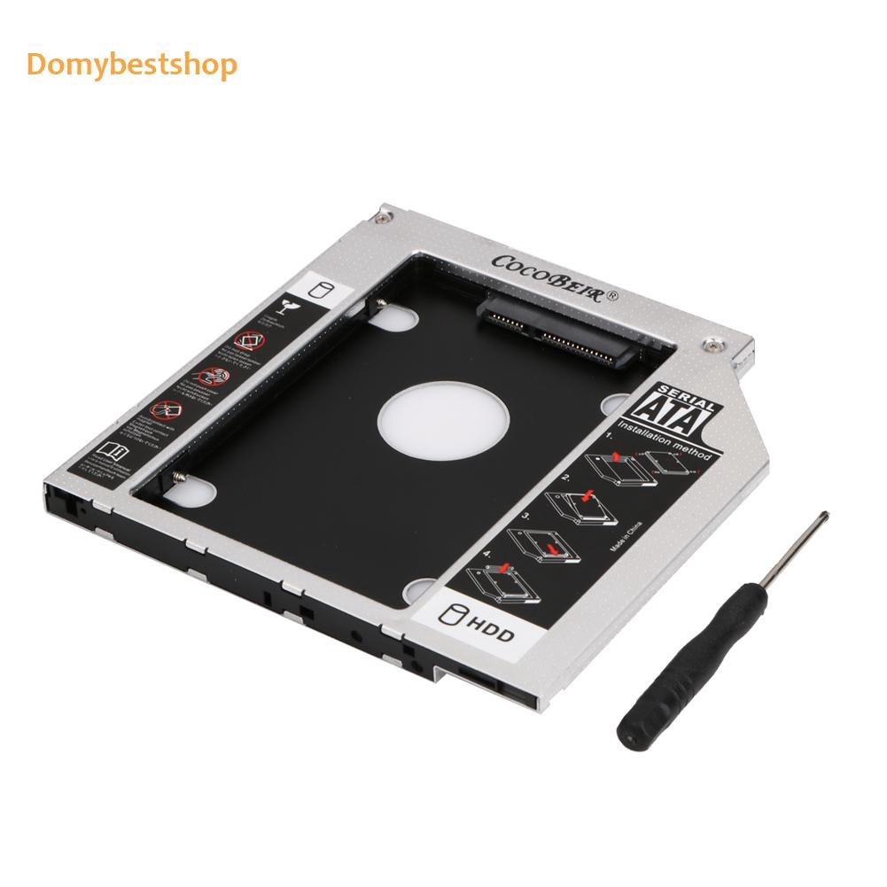 High Quality Universal 2nd HDD Caddy 9.5mm SATA 3.0 2.5 Aluminum Hard Disk Drive Caddy (Color: Black) SKY | BigBuy360 - bigbuy360.vn