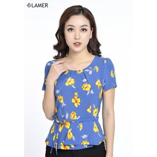 Áo Kiểu Nữ Đai Nơ Lamer L61B18H037