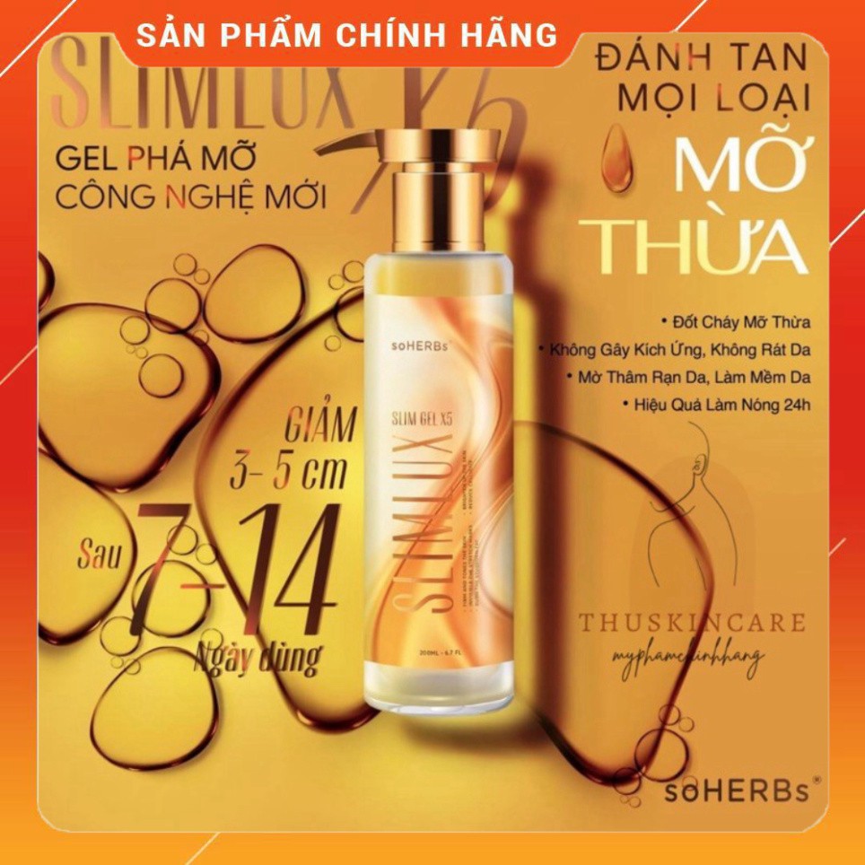 𝐆𝐞𝐥 𝐭𝐚𝐧 𝐦𝐨̛̃ 𝐛𝐮̣𝐧𝐠 SIimLux 𝐗𝟓 𝐒𝐥𝐢𝐦 𝐋𝐮𝐱 𝐒𝐨𝐡𝐞𝐫𝐛𝐬 200ml chính hãng