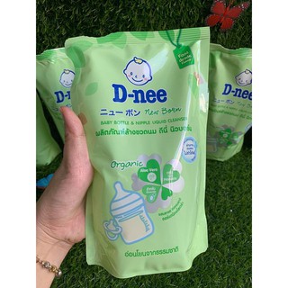 [Hàng nhập khẩu] Nước rửa bình sữa D-nee túi 600ml